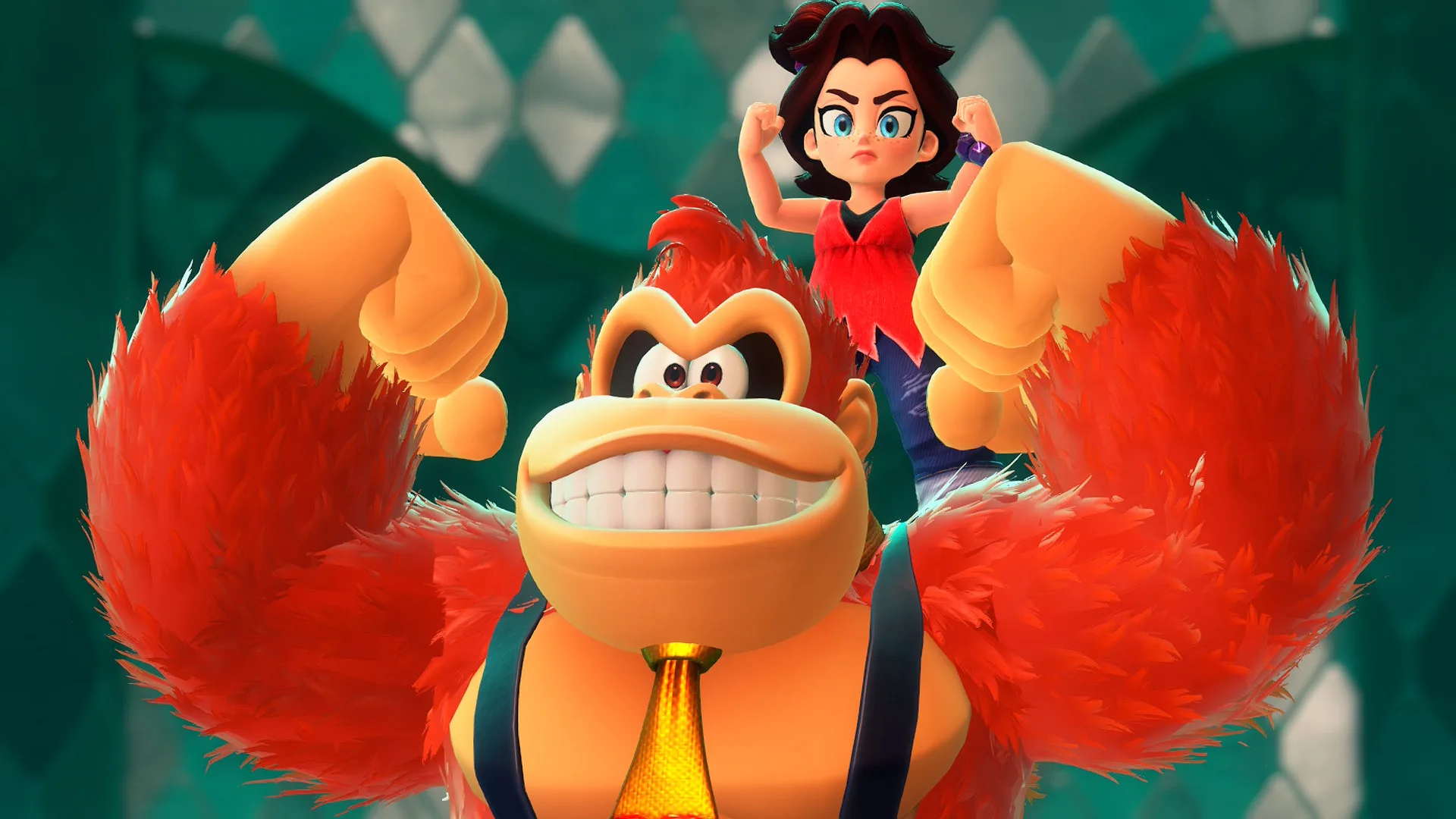 Donkey Kong and Pauline