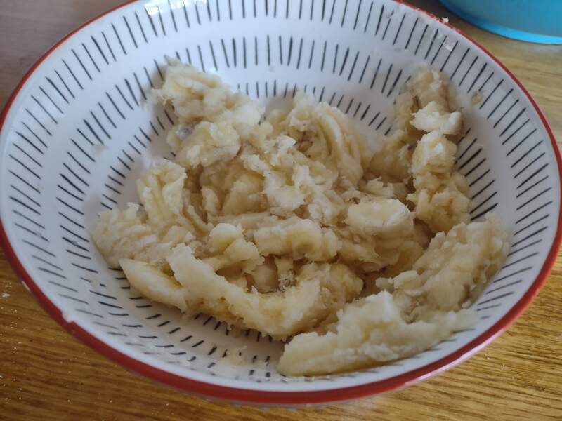 Mashed bananas