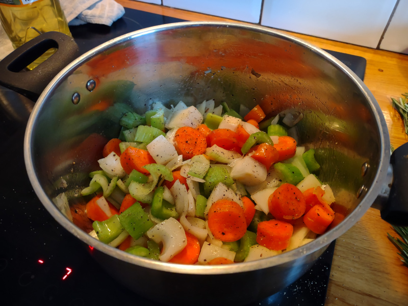 Frying Vegetables