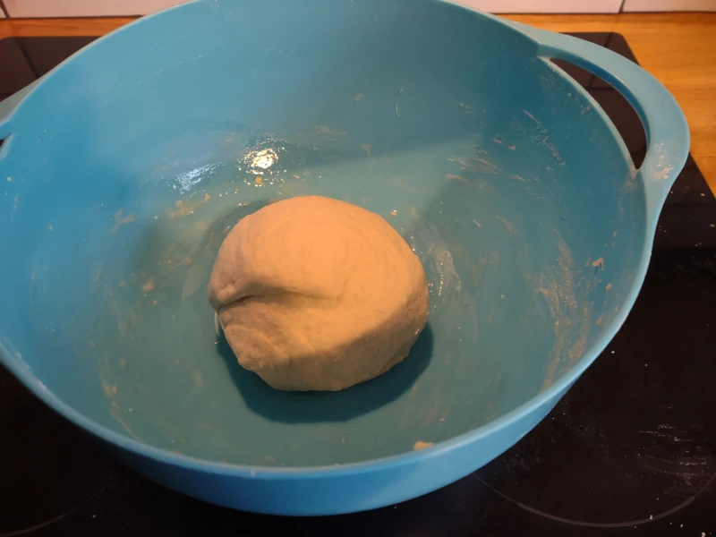 Dough ready for rising