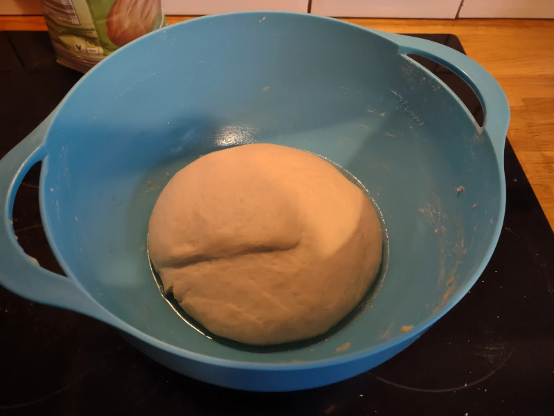 Risen dough