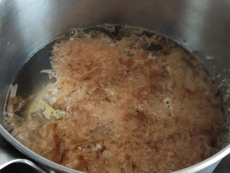Boiling Katsuobushi