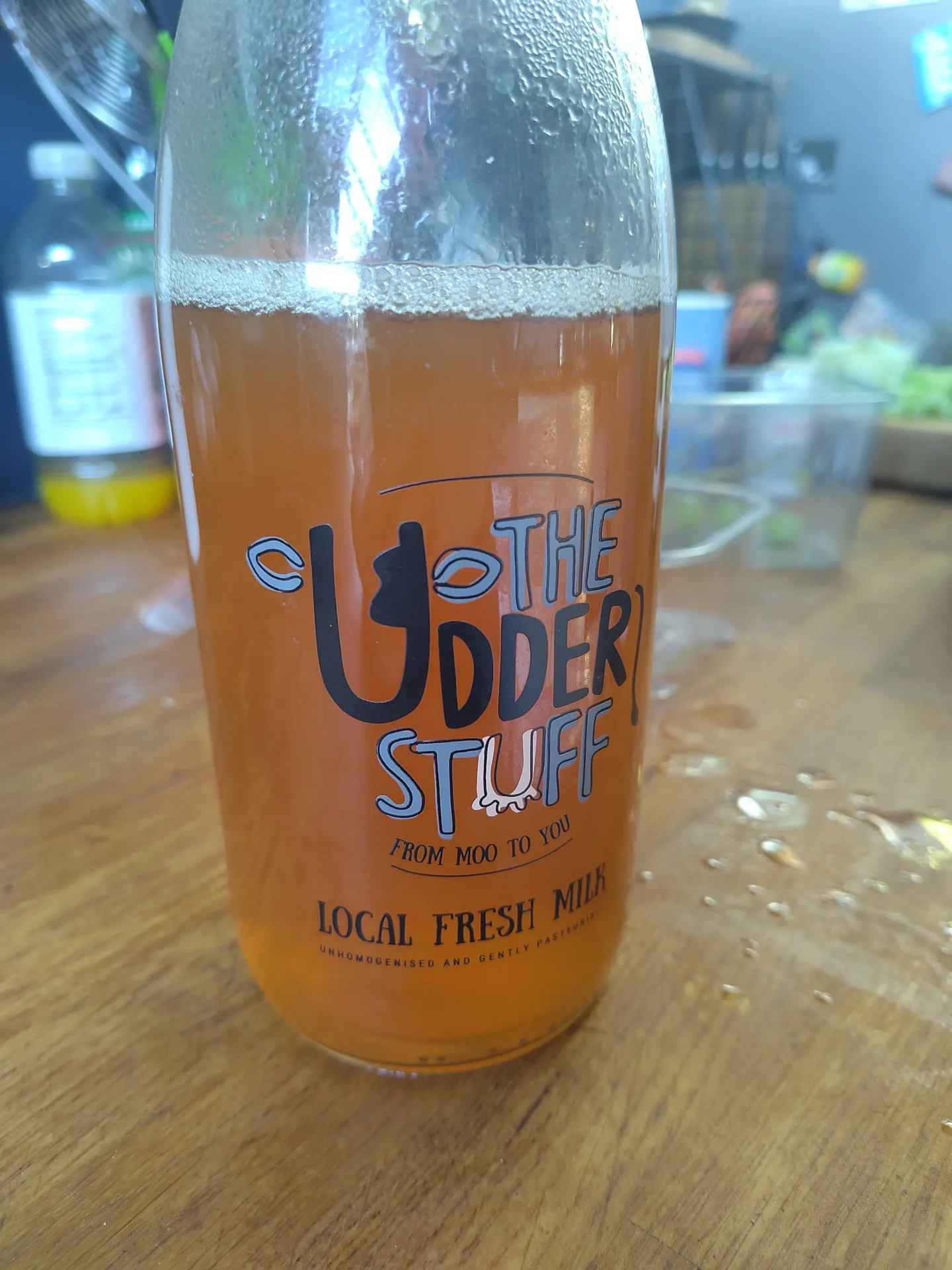 Bottled, finished vegetable stock